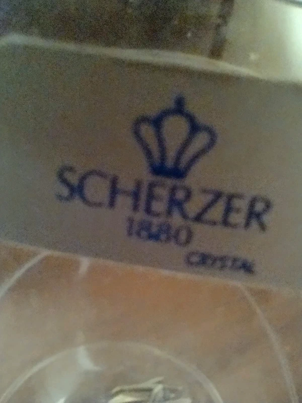 vaso in cristallo schezer anni 90 vaso in cristallo schezer anni 90