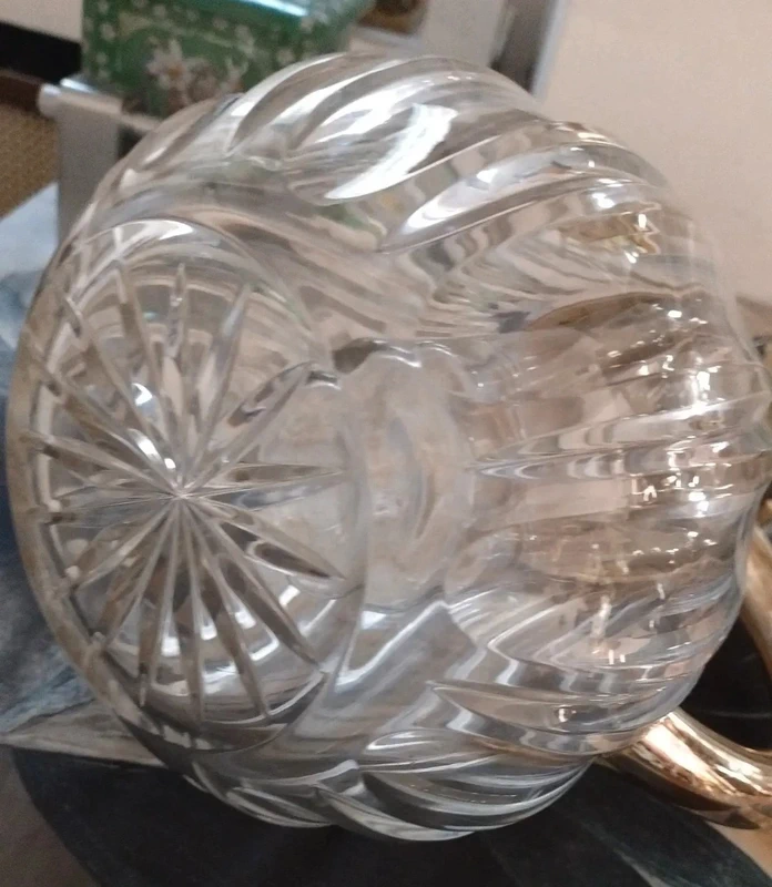 caraffa in cristallo per spremuta limonata con ghiaccio caraffa in cristallo per spremuta limonata con ghiaccio
