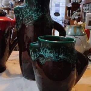 caffettiera e lattiera ceramica vallauris france