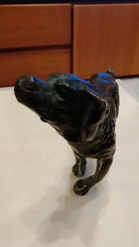 bronzetto cane bronzo bronzetto cane bronzo