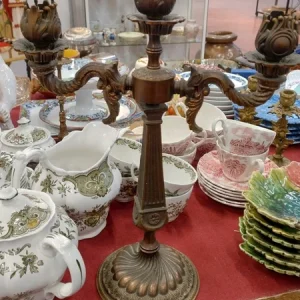 candelabro candeliere in metallo tre fiamme