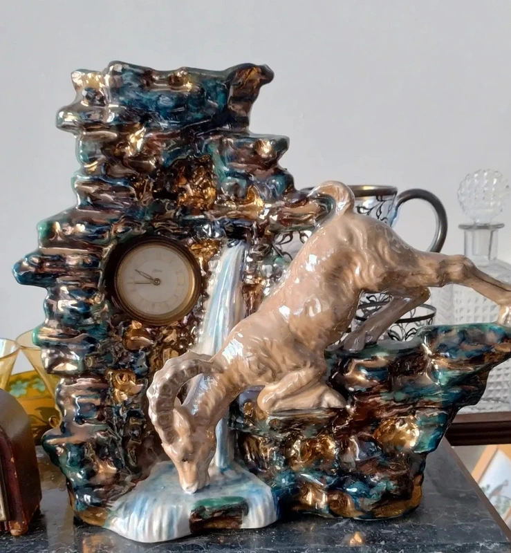 orologio da tavolo in ceramica caronetti cunardo orologio da tavolo in ceramica caronetti cunardo