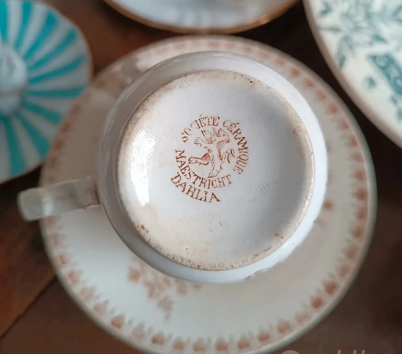coppia tazza thè maestricht dahlia holland coppia tazza thè maestricht dahlia holland