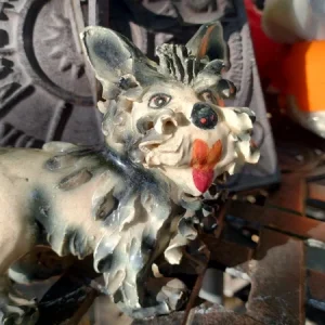 simpatico cane dog in ceramica vintage italy