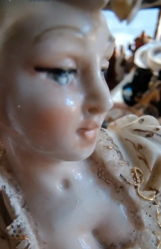 donna damina elegante porcellana capodimonte donna damina elegante porcellana capodimonte