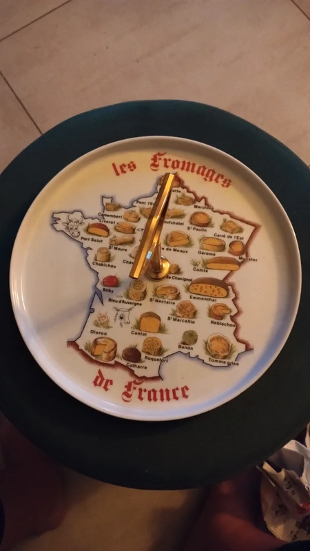 servizio 6 piatto con alzatina formaggio les fromages de france servizio 6 piatto con alzatina formaggio les fromages de france