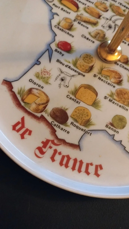 servizio 6 piatto con alzatina formaggio les fromages de france servizio 6 piatto con alzatina formaggio les fromages de france