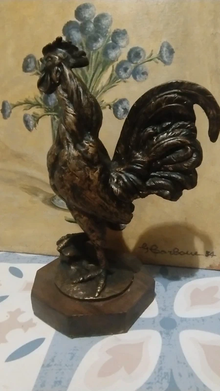 gallo in bronzo gallo in bronzo