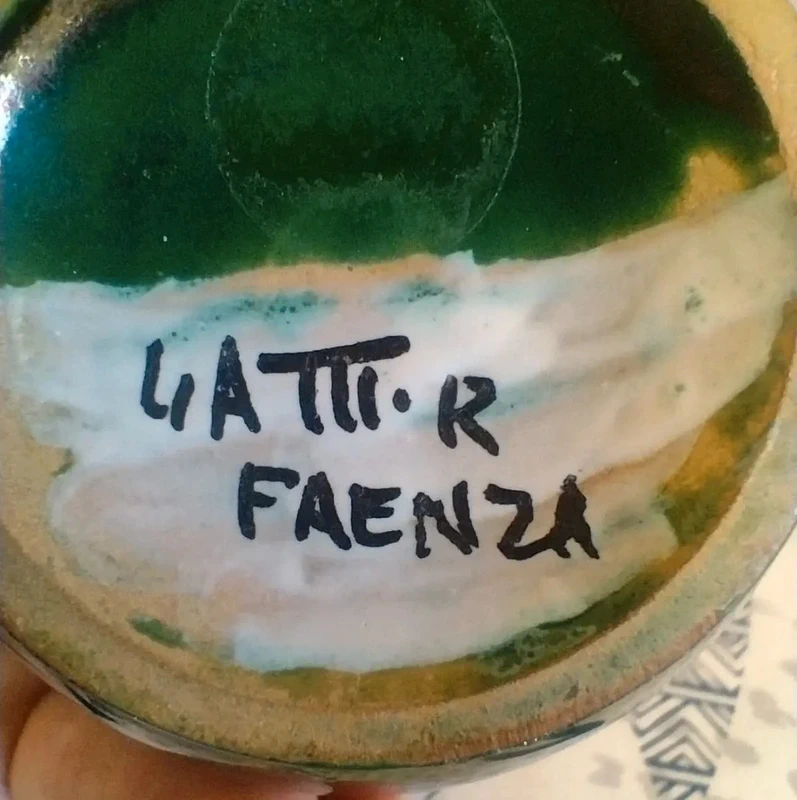 coppia vaso iridescente riccardo gatti faenza italy coppia vaso iridescente riccardo gatti faenza italy