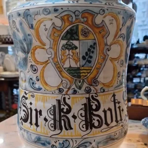 grande albarello vaso farmacia maiolica
