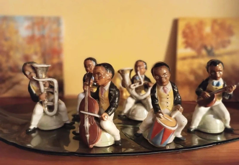 banda uomini neri suonatori band jazz vintage banda uomini neri suonatori band jazz vintage