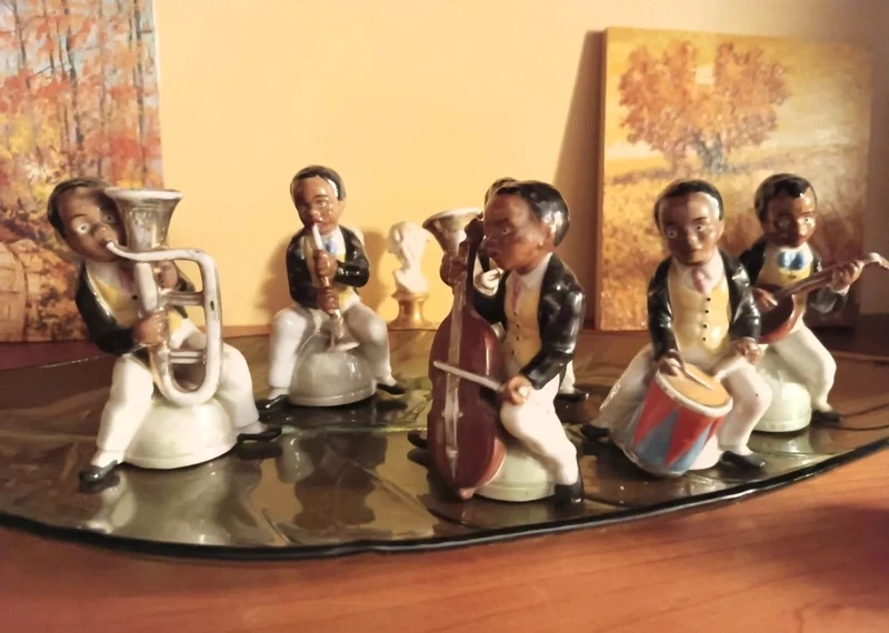 banda uomini neri suonatori band jazz vintage banda uomini neri suonatori band jazz vintage