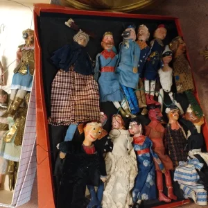 set marionette antiche per teatrino