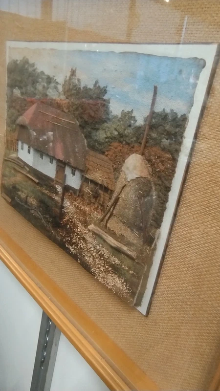 coppia quadro materico raffigurante casale casa campagna cottage rurale coppia quadro materico raffigurante casale casa campagna cottage rurale