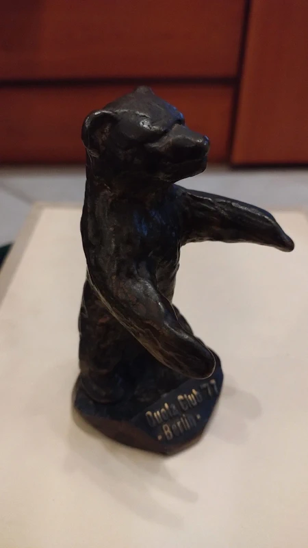 bronzetto orso bronzo bronzetto orso bronzo