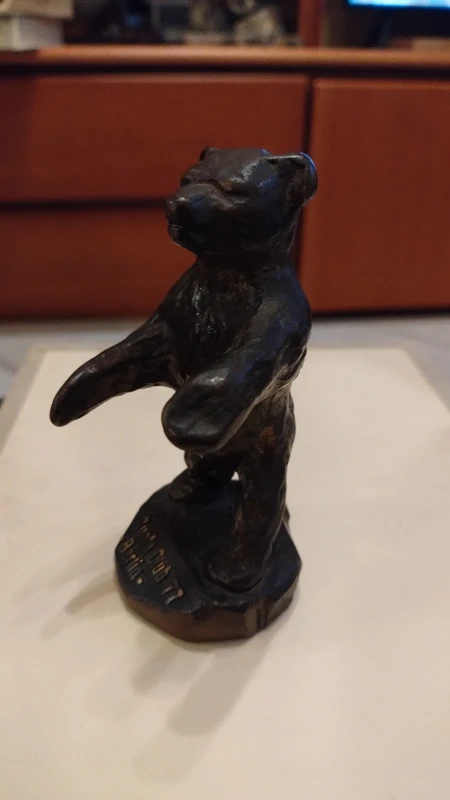 bronzetto orso bronzo bronzetto orso bronzo