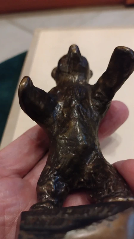 bronzetto orso bronzo bronzetto orso bronzo