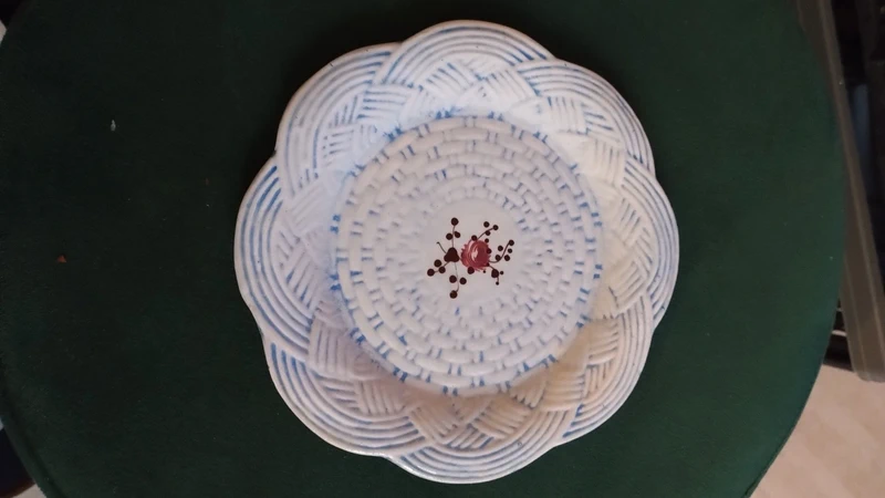 set piatto ceramica francese antico tipo sarreguemines set piatto ceramica francese antico tipo sarreguemines