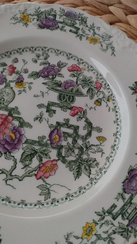 piatto piattino crown ducal england chinese garden piatto piattino crown ducal england chinese garden