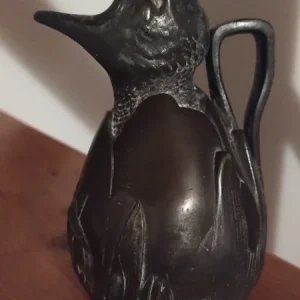 brocca peltro art nouveau j. ganier