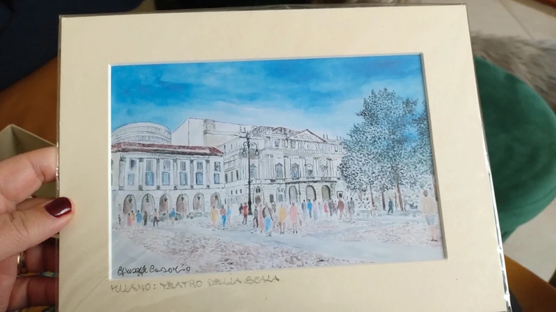 art collection watercolor acquarello milano teatro della scala di giuseppe carone art collection watercolor acquarello milano teatro della scala di giuseppe carone