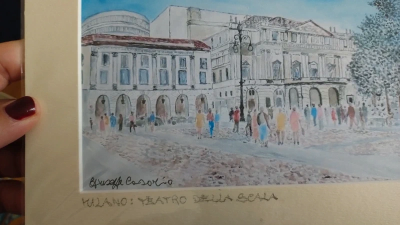 art collection watercolor acquarello milano teatro della scala di giuseppe carone art collection watercolor acquarello milano teatro della scala di giuseppe carone