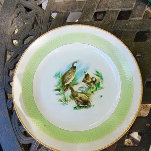 set di piatti in ceramica galvani raffiguranti selvaggina
