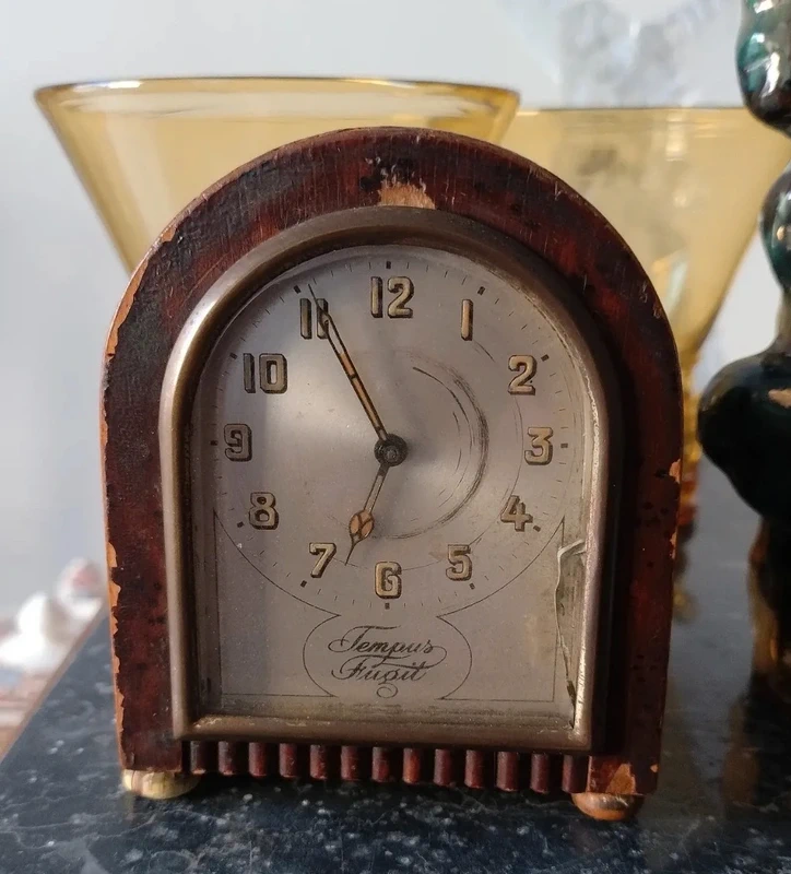 orologio sveglia da tavolo legno antica orologio sveglia da tavolo legno antica