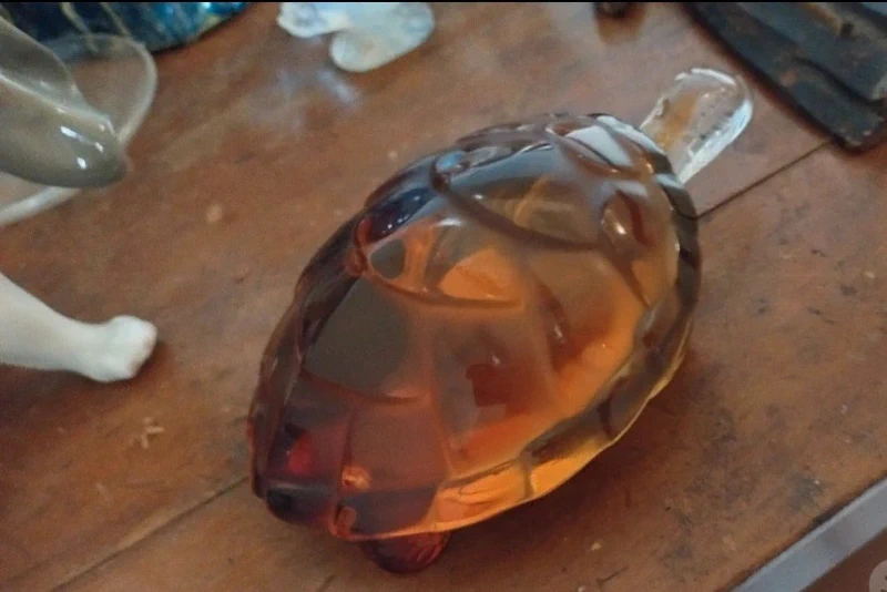 tartaruga ambrata caroline vetro lalique antica tartaruga ambrata caroline vetro lalique antica