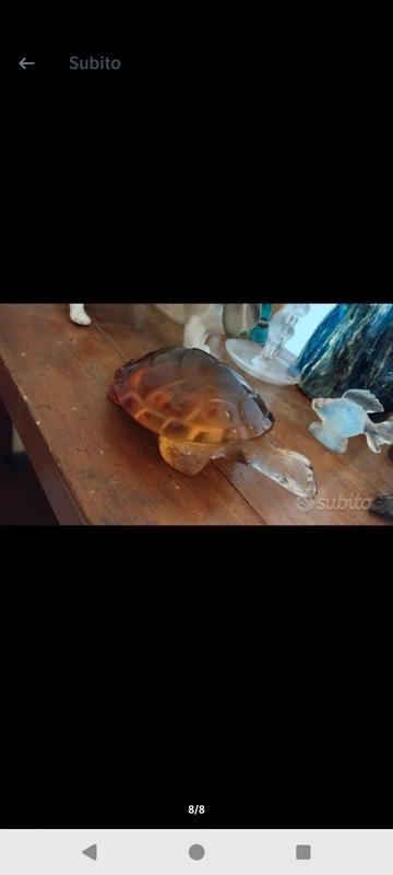 tartaruga ambrata caroline vetro lalique antica tartaruga ambrata caroline vetro lalique antica