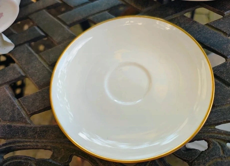 tazza da thè tè con doppio piattino villeroy&boch 1976 mese di marzo tazza da thè tè con doppio piattino villeroy&boch 1976 mese di marzo