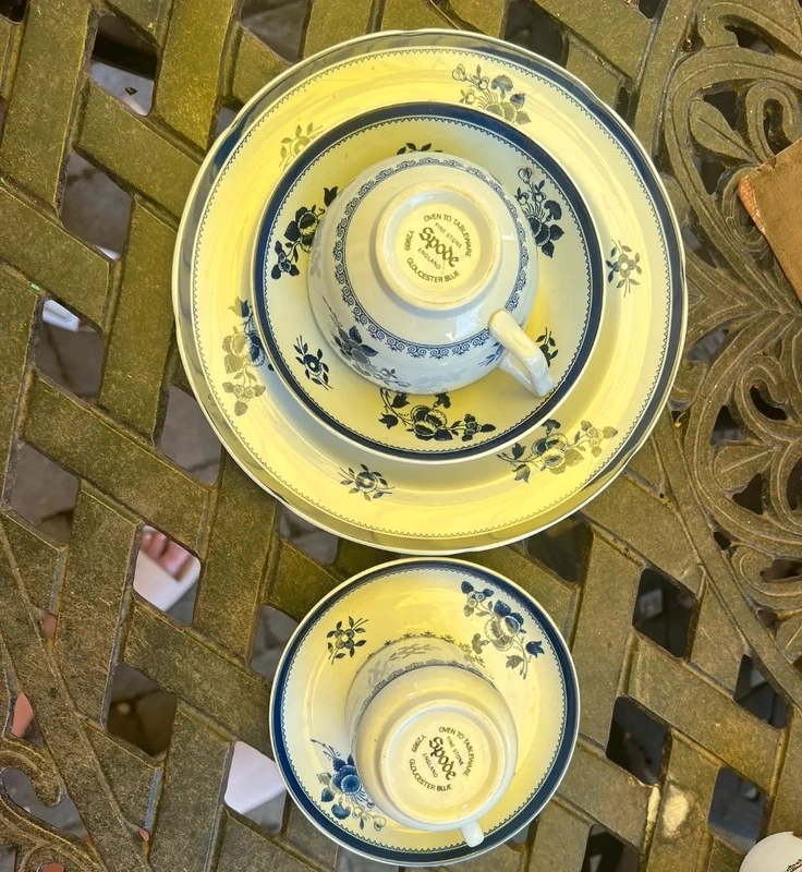 servizio tazza caffè e thè con piattino e piatto spode england servizio tazza caffè e thè con piattino e piatto spode england