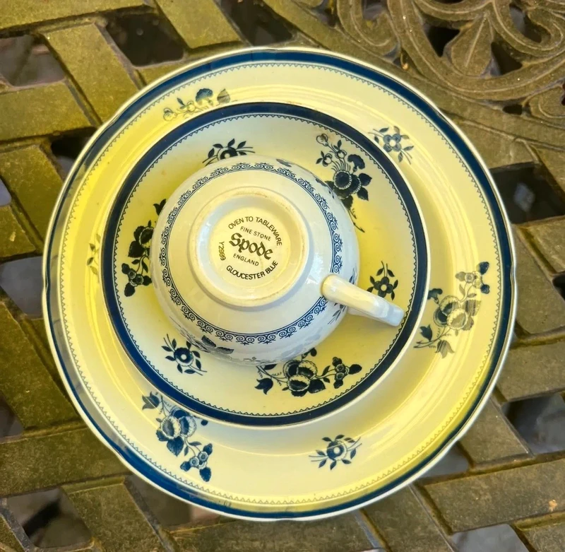 servizio tazza caffè e thè con piattino e piatto spode england servizio tazza caffè e thè con piattino e piatto spode england