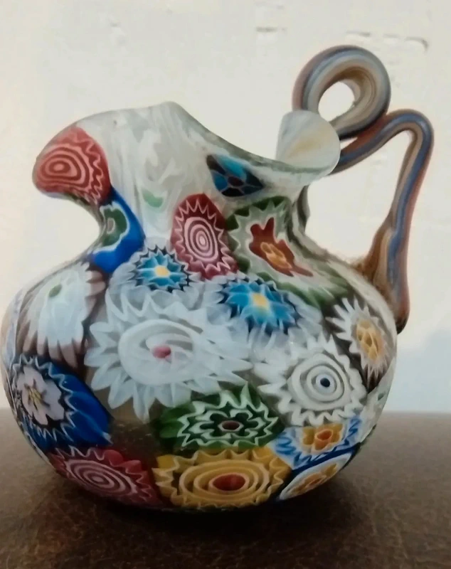 piccola vaso millefiori vetro murrino murrina murano piccola vaso millefiori vetro murrino murrina murano