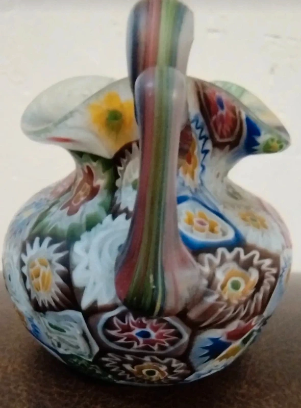 piccola vaso millefiori vetro murrino murrina murano piccola vaso millefiori vetro murrino murrina murano