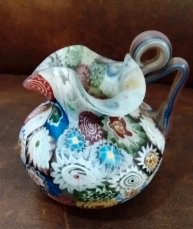 piccola vaso millefiori vetro murrino murrina murano piccola vaso millefiori vetro murrino murrina murano