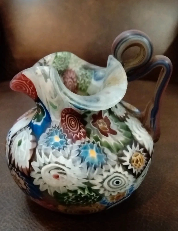 piccola vaso millefiori vetro murrino murrina murano piccola vaso millefiori vetro murrino murrina murano