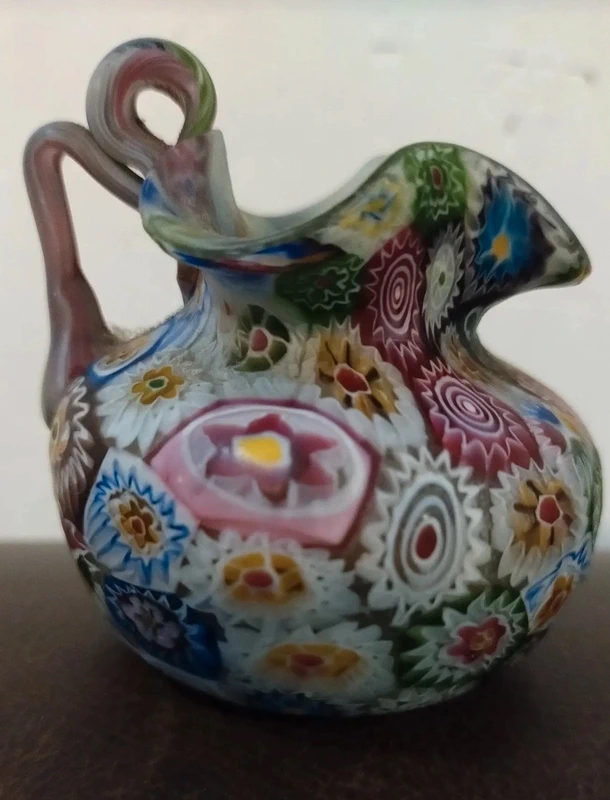 piccola vaso millefiori vetro murrino murrina murano piccola vaso millefiori vetro murrino murrina murano