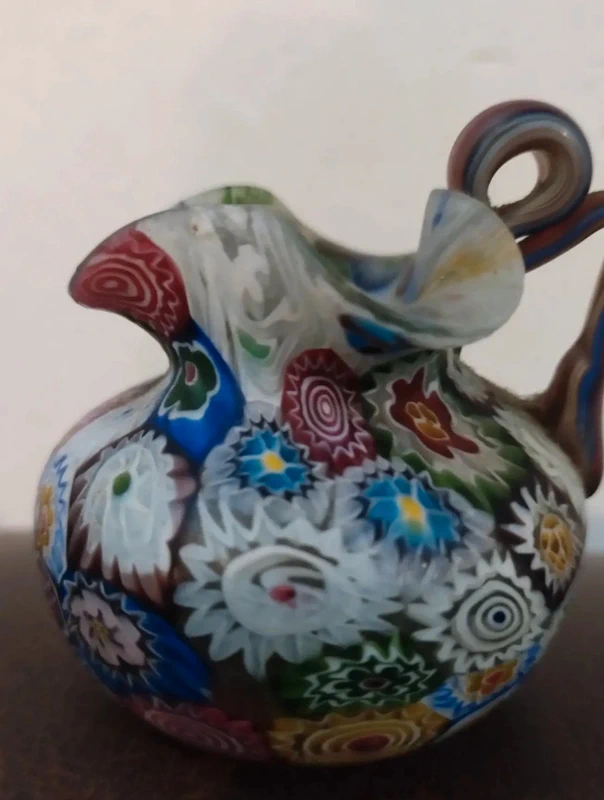 piccola vaso millefiori vetro murrino murrina murano piccola vaso millefiori vetro murrino murrina murano