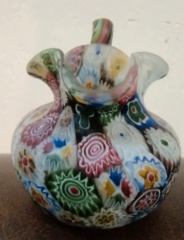 piccola vaso millefiori vetro murrino murrina murano piccola vaso millefiori vetro murrino murrina murano