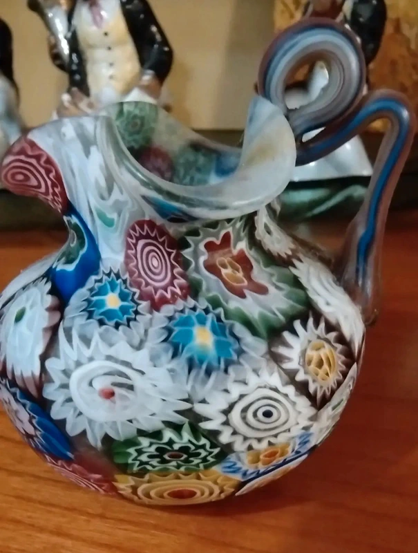 piccola vaso millefiori vetro murrino murrina murano piccola vaso millefiori vetro murrino murrina murano