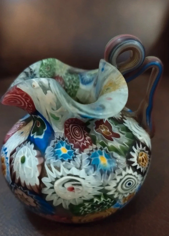 piccola vaso millefiori vetro murrino murrina murano piccola vaso millefiori vetro murrino murrina murano