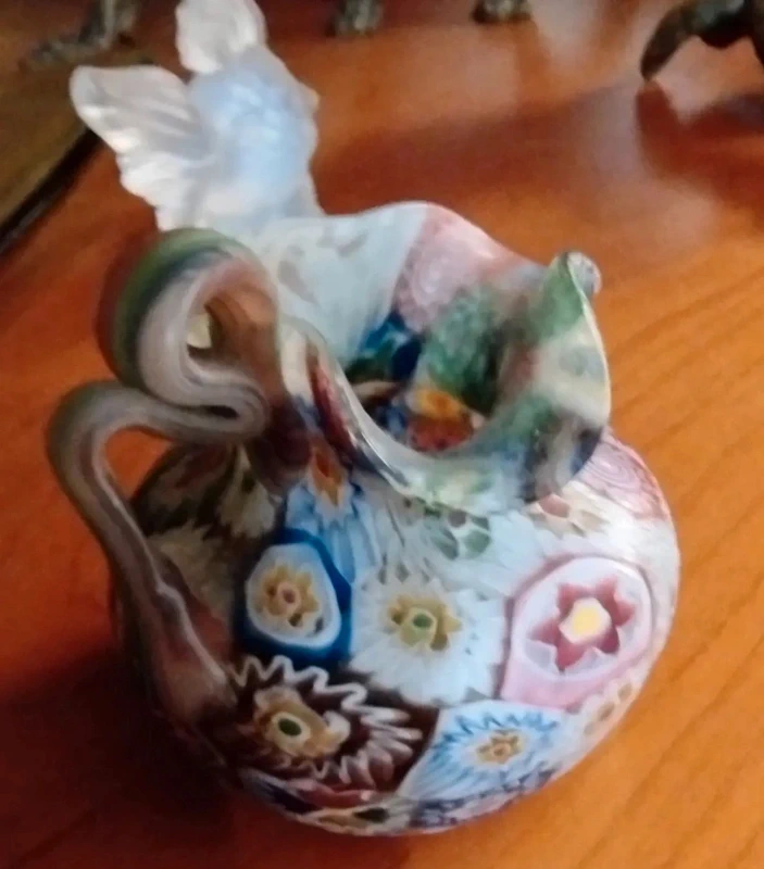 piccola vaso millefiori vetro murrino murrina murano piccola vaso millefiori vetro murrino murrina murano