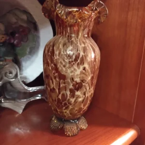 vaso antico vetro soffiato murano italy