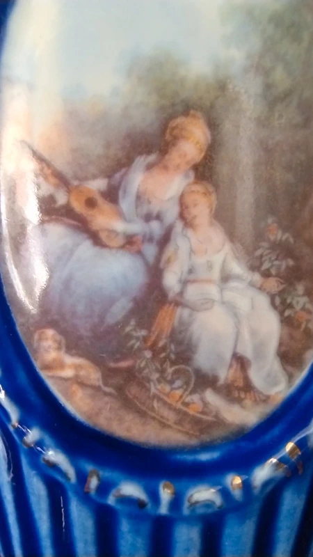 vaso classico porcellana dipinto a mano italy vaso classico porcellana dipinto a mano italy