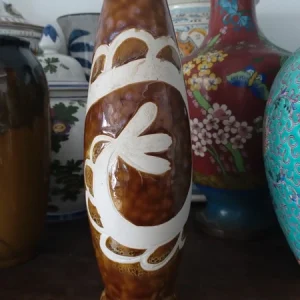 vaso ceramica policroma vintage