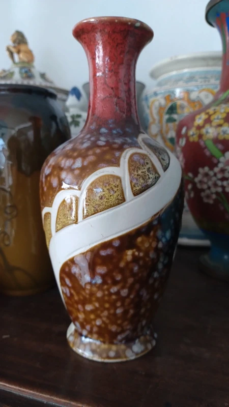 vaso ceramica policroma vintage italy vaso ceramica policroma vintage italy