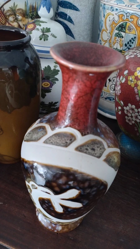 vaso ceramica policroma vintage italy vaso ceramica policroma vintage italy