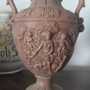 vaso classico terracotta capodimonte