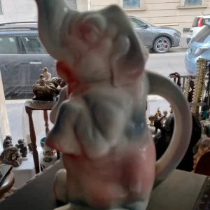 elefante brocca barbotine ceramica france